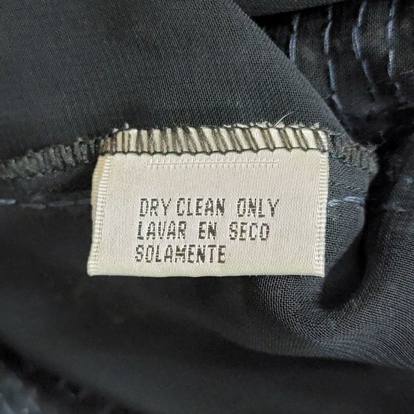 Creazioni Effeci Shirt Womens M Black Chiffon Long Sleeve Semi Sheer Blouse - Picture 11 of 11